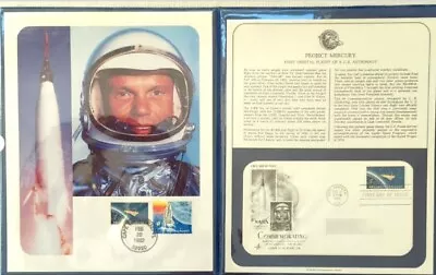 Project Mercury Commemorate John Glenn 62 1st Day Issue Stamp Portfolio 4/18cent • $39.95