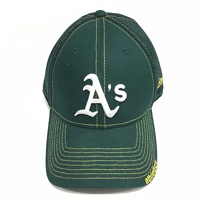 New Era Oakland A’s Athletics Fitted Cap Hat Size Medium-Large Green 39Thirty • $11.40