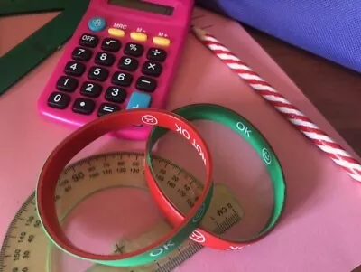 £2.45 • Buy Reversible Communication Wristband Autism Anxiety Child & Youth / Adult Sizes