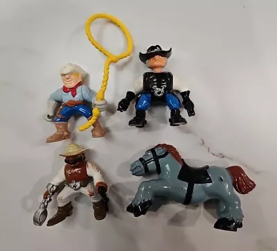 Fisher Price Great Adventures Wild West Rare Action Figure Cowboy Horse Lot • $14.99