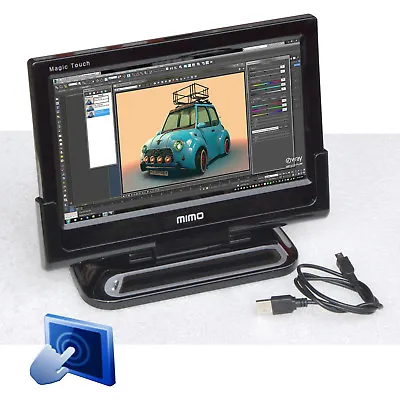 Magic Touch Deluxe 10.1   9 13/16in TFT USB 10-POINT Touchcreeen Monitor MIMO • $213.37