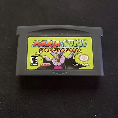 Mario And Luigi Superstar Saga GBA Nintendo Gameboy Advance Cartridge Authentic • $26.99