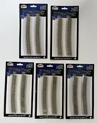 Atlas #2432 N Scale True-Track #5 Turnout Reverse Curve Left 5 Packs Of 2 • $20