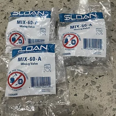 Sloan MIX-60-A Mechanical Mixing Valve (3326009) Lot Of 3 New • $95