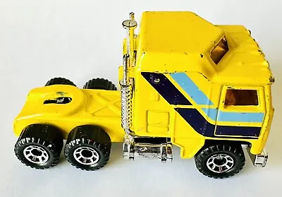 Matchbox Super Rigs 1982 Car Transporter Trailer Kenworth Cab Unit 1981 Yellow • $14.50