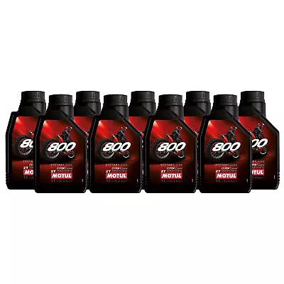 Motul 800 2T FL OFF ROAD 100% Synthetic Racing 9L Engine Motor Oil 9 X 1L • $166.95