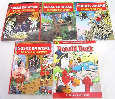 Suske En Wiske Comic Book Lot Vandersteen Dutch Belgian Donald Duck Set Holland • $24.95
