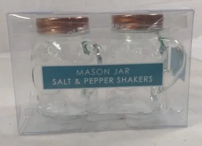 Olde Thompson Mason Jar Salt And Pepper Shaker Set With Copper Lids  • $15.99