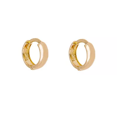 9ct Gold Huggie Hoop Earrings • £64