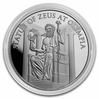 1 Oz .999 Silver 7 Wonders Of The Ancient World #6 The Statue Of Zeus At Olympia • $41.99