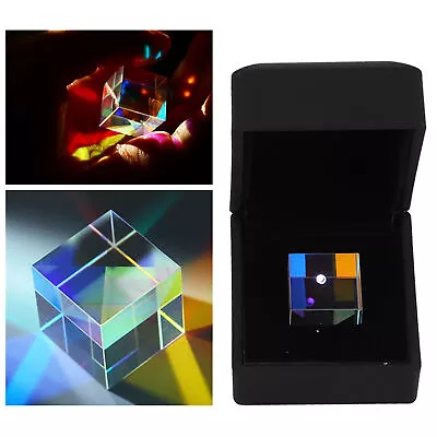 Optical Glass Prism Cube Prism 23*23*23Mm For Physics Teach Decoration Art • $18.72