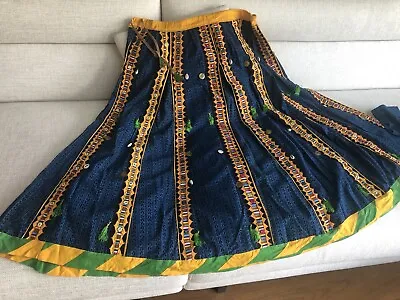 Navratri Chaniya Choli Beautiful Work Fit Well For Size 10/12 H 5.3ft • £20