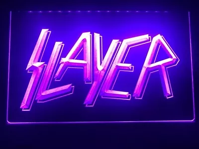 Slayer Vintage Music Band LED Neon Light Sign Home Bar Studio Pub Wall Art Décor • $24.95