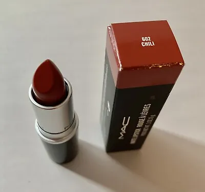 M.A.C Matte Lipstick  602 Chili Mauve  .10 Oz MAC Cosmetics Long Lasting Beauty • $17.24