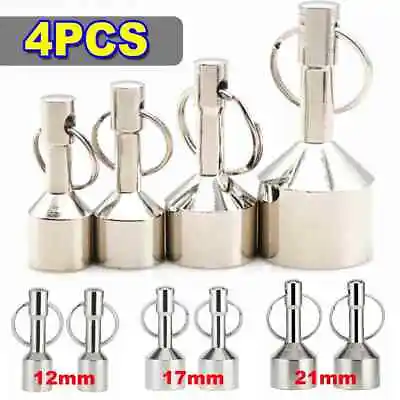 4PCS Keychain Neodymium Magnet For Testing Brass Gold Silver Coins 12/17/21mm • $10.41