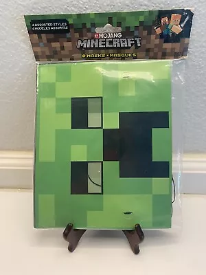 Unique Minecraft Party Masks Birthday Party Favors 8ct 4 Assorted Styles • $2.95