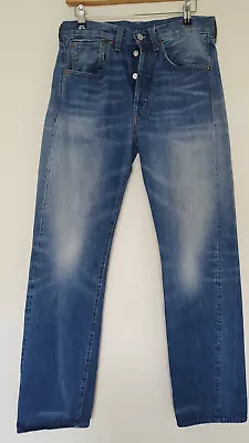 LEVIS VINTAGE CLOTHING LVC 1947 501XX Jeans Selvedge BIG E 31 X 31.5 • £90