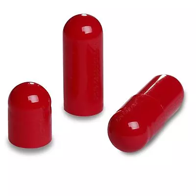 Empty Hard Gelatin Capsule Size 0 Red/Red X 10000 Kosher And Halal  Separated  • $200