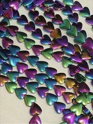 Hematite Gemstone Beads Rainbow Coloured Choose Your Shape • £3.90