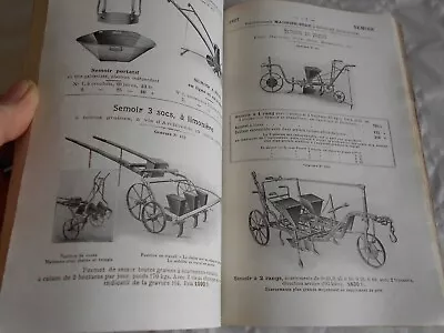 Vintage Catalogue Farming Equipment 1927 Magnier Bedu Ploughs Tedders Seed Drill • £45