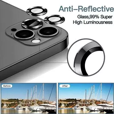 For IPhone 15 Pro Max Film Lens Metal Back Camera Glass Protecto S R J5Z3 • $3.97