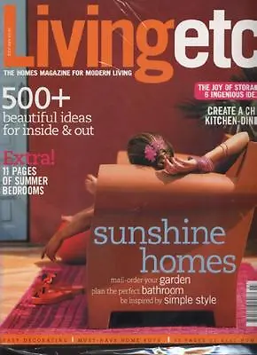 £4.95 • Buy LIVING ETC MAGAZINE - July 2001