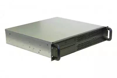 TGC Rack Mountable Server Chassis 2U 400mm 2x 3.5' Fixed Bays Up To MATX Mothe • $213