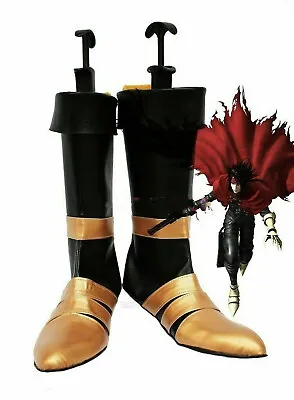 Dirge Of Cerberus Final Fantasy VII FF7 Vincent Valentine Cosplay Shoes  • $49.75