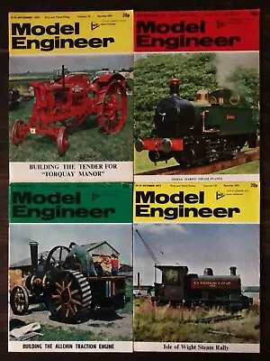 1973 Model Engineer Magazine - (Vol 139 Sep Oct) Lot Of 4 • $3.99