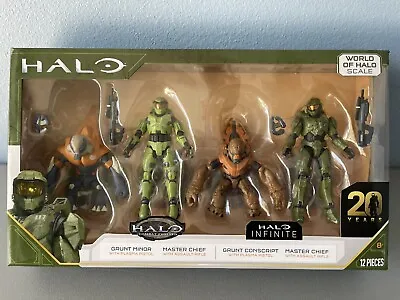 HALO 4  World Of Halo 20th Anniversary Action Figure Multipack Factory Sealed • $29.95