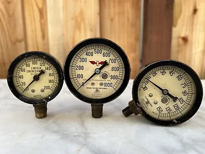Vintage Lot Of 3 Jas. P. Marsh And Company Steam/Pressure Gauges • $45