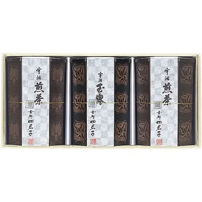 Japanese Tea Gift Set Shikunshi-1000A Gyokuro Ran Sencha Kiku 100g X 3 BOX Japan • $162