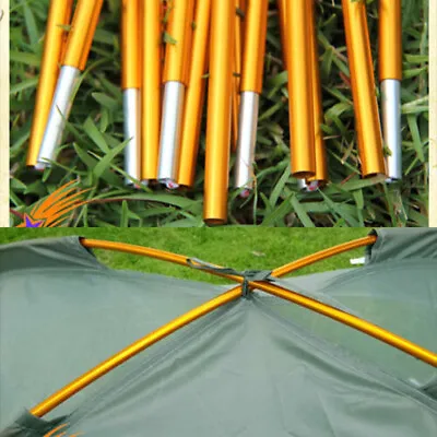 £19.39 • Buy 12 Sections 8.5mm*442cm Tent Poles Outdoor Camping Aluminum Replacement Spare