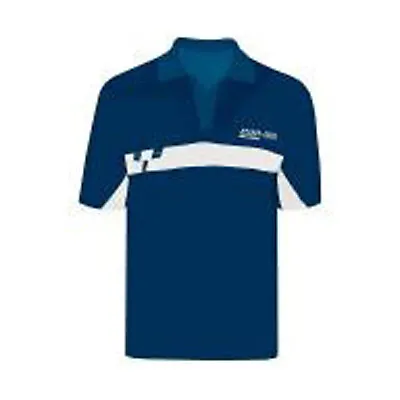 Can-Am Spyder Motorcycle Men's Club Polo Short Sleeve Riding Shirt Blue Small S • $14.96