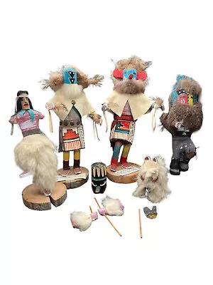 VINTAGE 10.5 -11” Kachina Doll Set Navajo Native American READ DESCRIPTION • $59