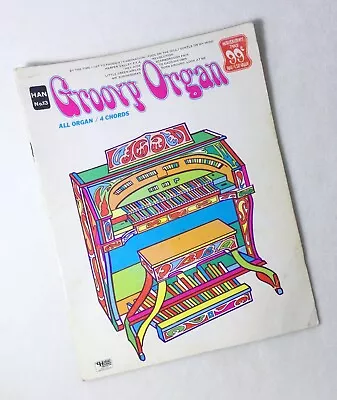 Vintage 1968 Groovy Organ Sheet Music Song Book Beatles Simon And Garfunkel ++ • $9.95