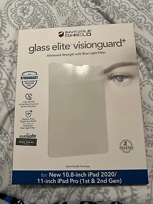 Zagg Invisible Shield 10.8 Inch IPad 2020/11-inch IPad Pro (1st& 2nd Gen) • $9.99