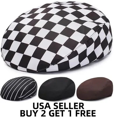 Summer Thin Solid Cotton Gatsby Cap Mens Ivy Hat Golf Flat Cabbie Newsboy Cap • $7.99
