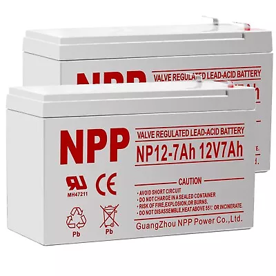 NP12-7Ah (F1 2pcs) 12V 7Ah SAL Battery For Razor Scooter Wheel UB1270 Verizon • $45.99