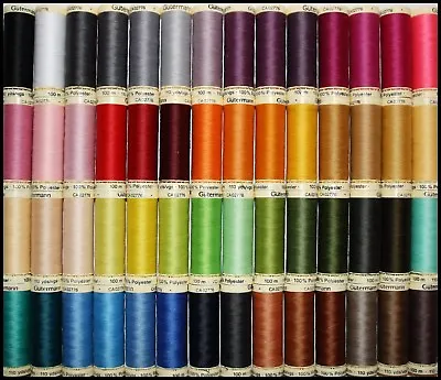 £2.59 • Buy Gutermann Sew All 100% Polyester Cotton Sewing Thread 100m Spools Machine Hand