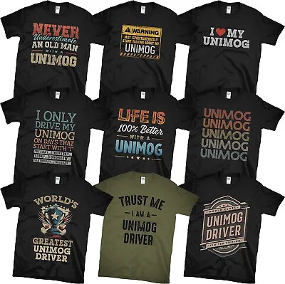 Unimog Driver T-shirts. Pick From Our Awesome & Funny Designs. Perfect Gift Idea • £14.99