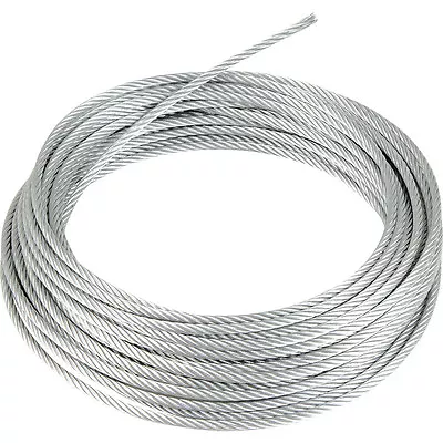 £229.37 • Buy STAINLESS Steel AISI 316 Wire Rope Cable Rigging 1mm 2mm 3mm 4mm 5mm 6mm