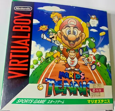 Mario's Tennis (JP IMPORT) - Virtual Boy - US SELLER - COMPLETE IN BOX • $31.99