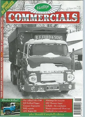 £3.99 • Buy Heritage Commercials Magazine NUMBER 181   2005 VOLVO F88 AEC MORRIS TIPPER KM 
