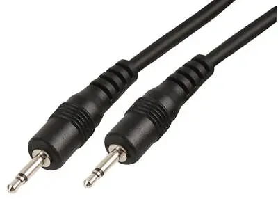 2.5mm Mono Jack Cable Male To Male Stereo Mini Jack Audio Lead - 2m • £2.99