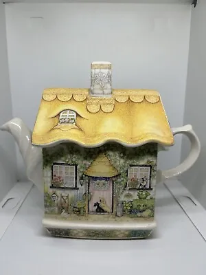 English Country Cottages James Sadler Rose Cottage Tea Pot Made In England • £20.99