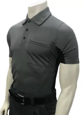 Smitty BBS-314 MLB Replica Umpire Shirt Charcoal / Black Size Large NIP • $26.95