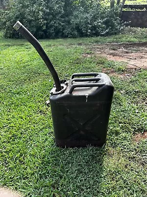 2 Vintage US Military Jerry Can Metal 20 Liter/5 Gallon • $85