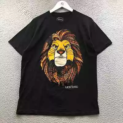 Disney The Loin King T-Shirt Men's Large L Short Sleeve Crew Neck Graphic Black • $9.99