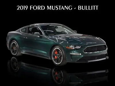 2019 Ford Mustang NEW METAL SIGN: Bullitt Model In Green • $19.88